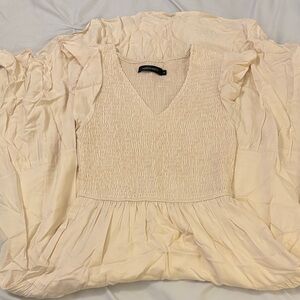 Cream Women's Maxi Dress